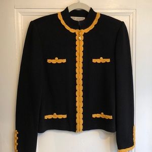 St. John Collection Navy and Yellow Jacket